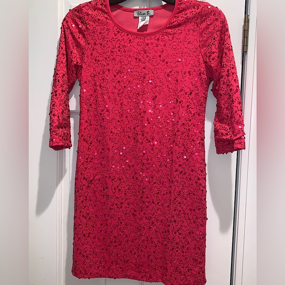 Elisa B. Girls Sequin Dress - Picture 1 of 6